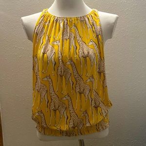 Ann Taylor giraffe tank top